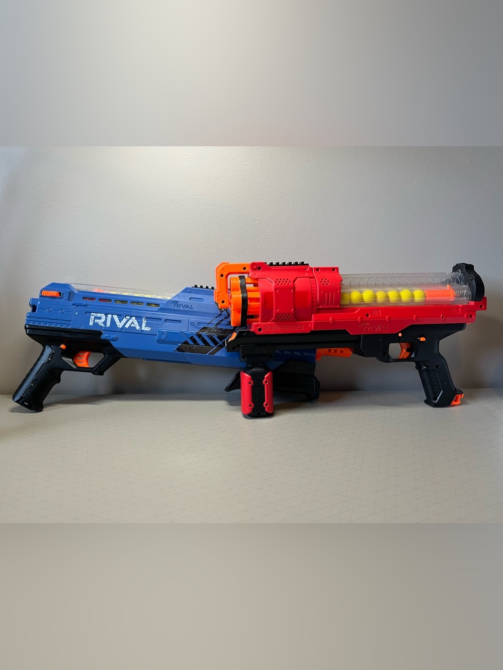 Bundle of 2 Nerf Rival Blasters with 48 balls